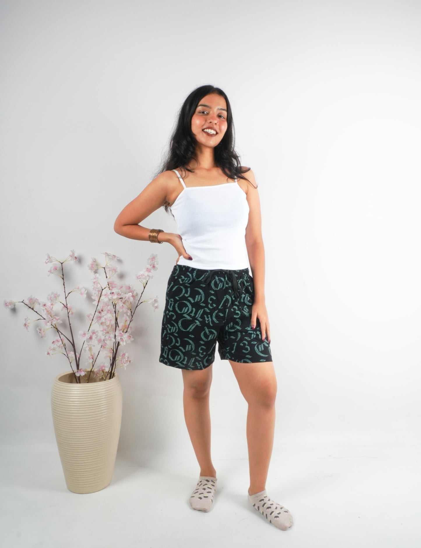 Printed Shorts: 4066