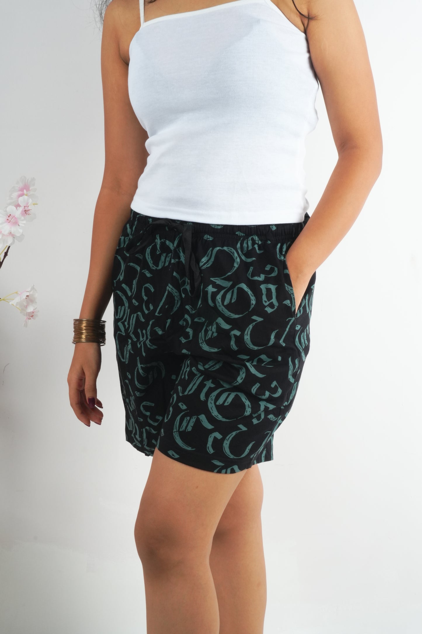 Printed Shorts: 4066