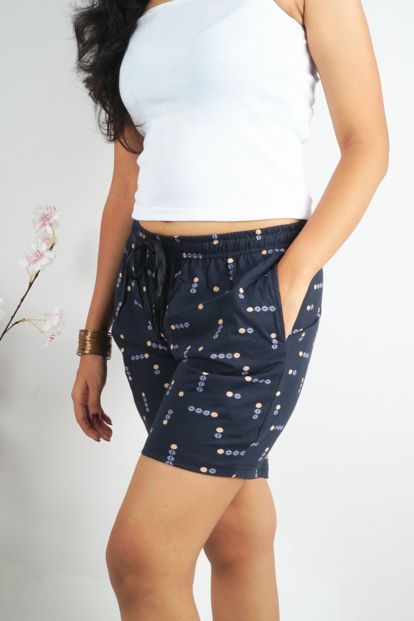 Printed Shorts: 4069