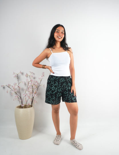 Printed Shorts: 4066