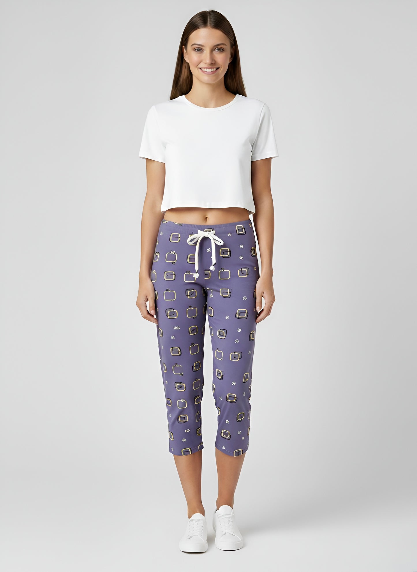 Printed Capri : 3076