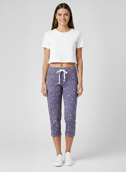 Printed Capri : 3076