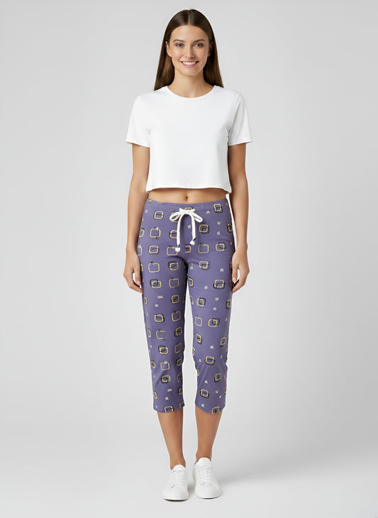 Printed Capri : 3076