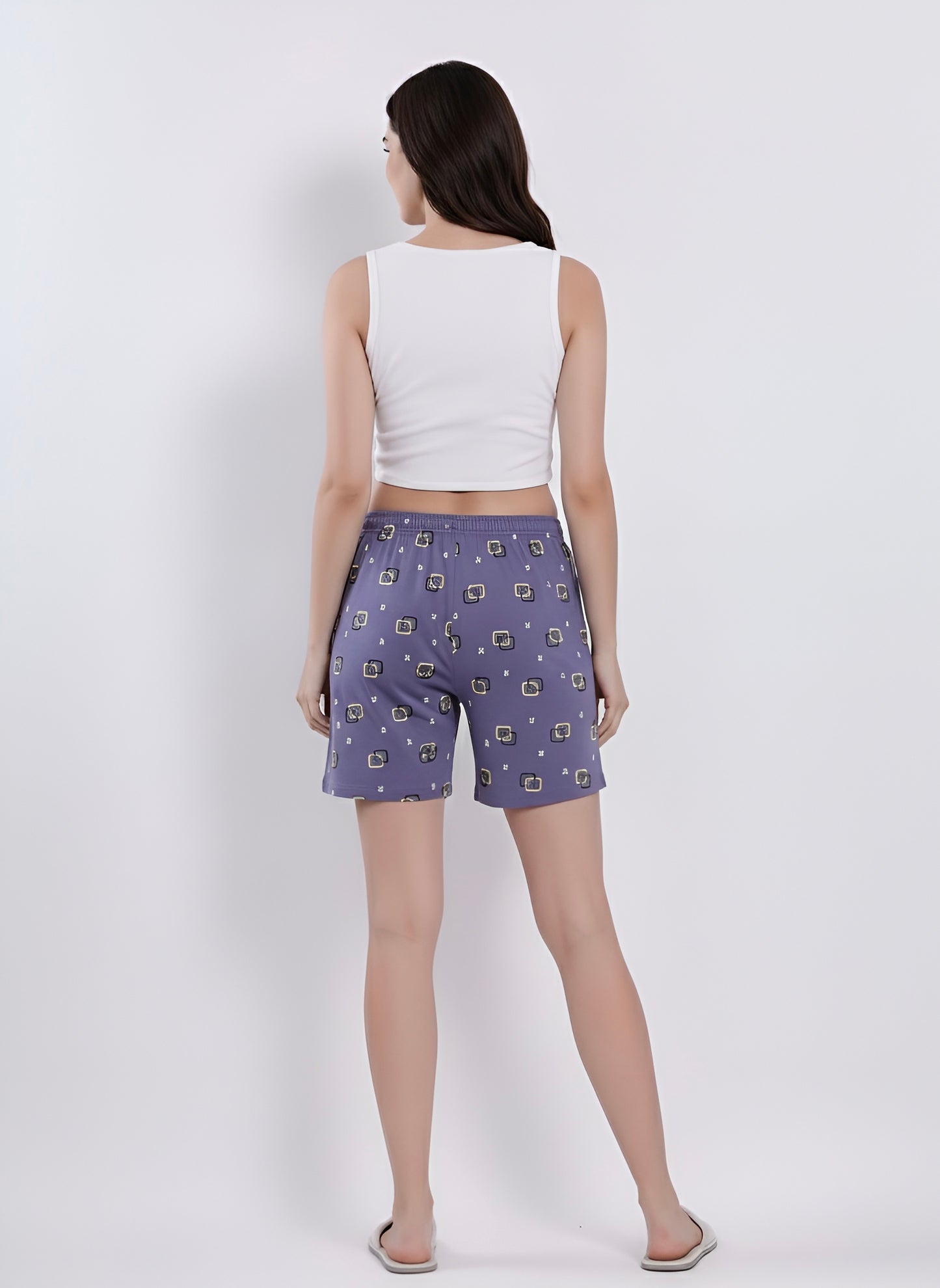 Printed Shorts: 4076