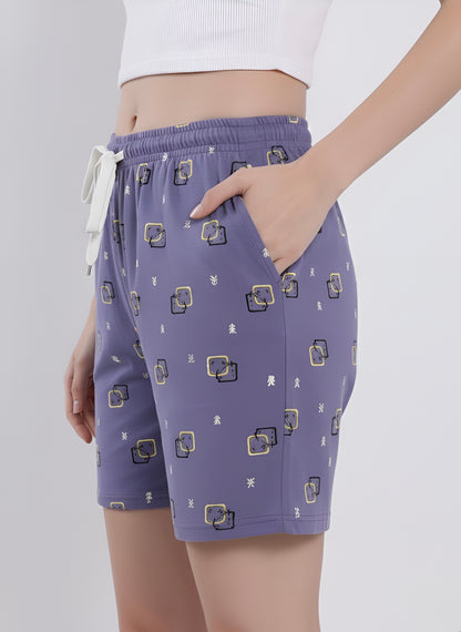 Printed Shorts: 4076