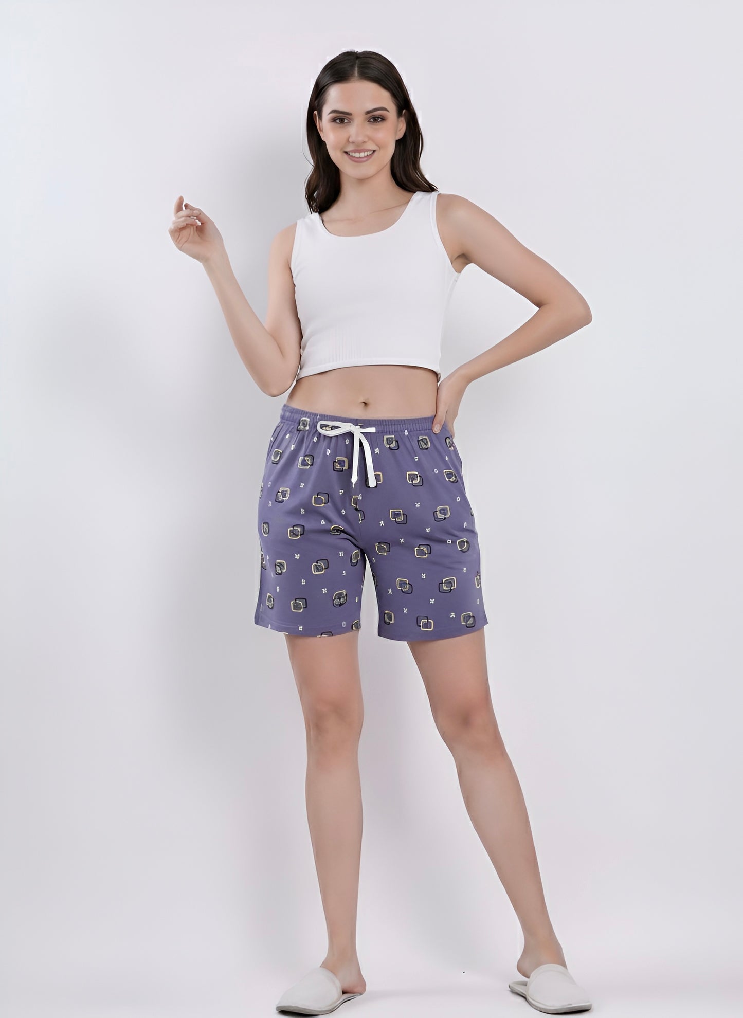 Printed Shorts: 4076