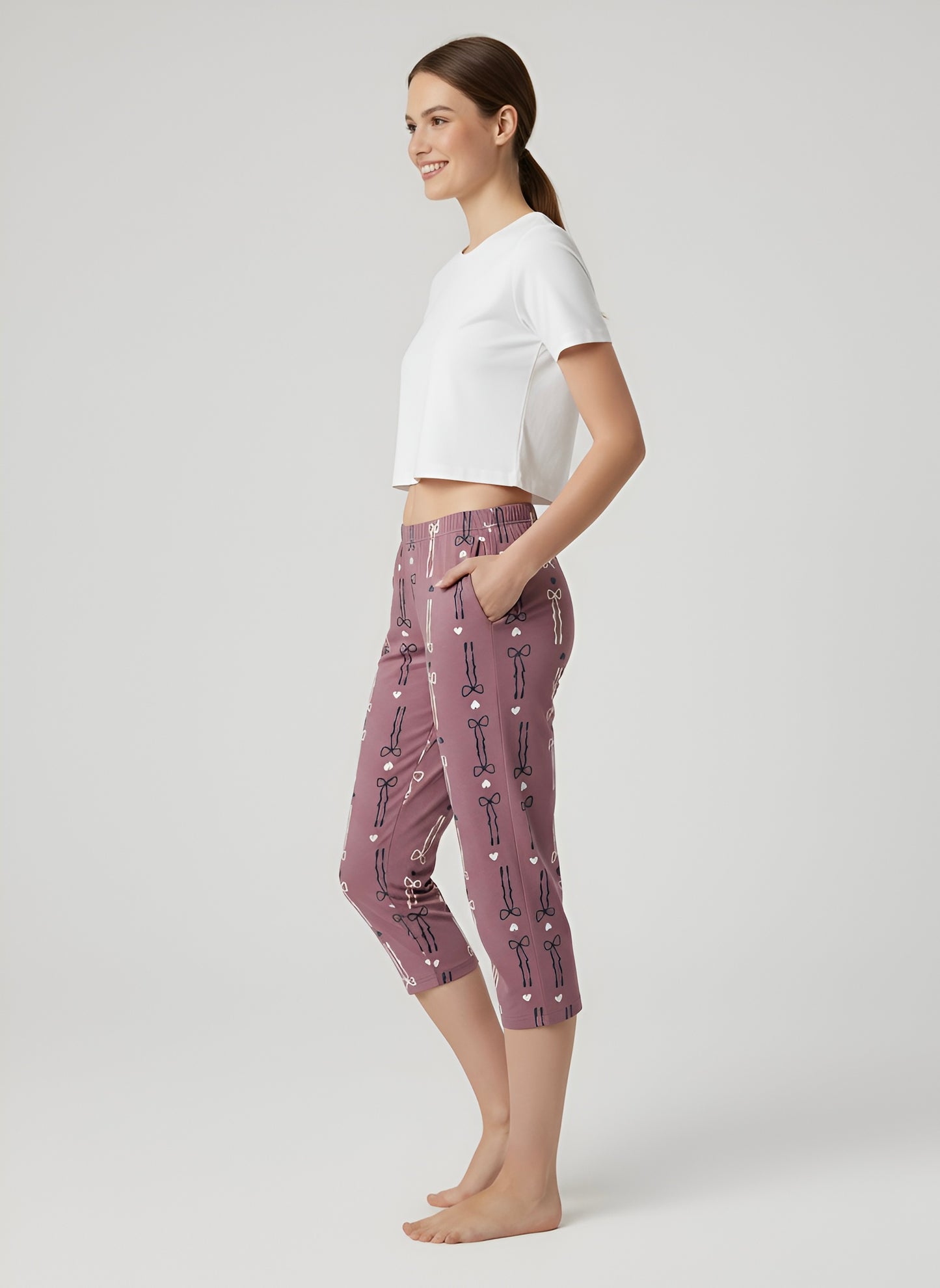 Printed Capri : 3077