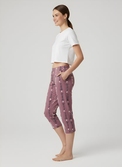 Printed Capri : 3077