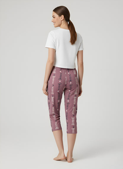 Printed Capri : 3077